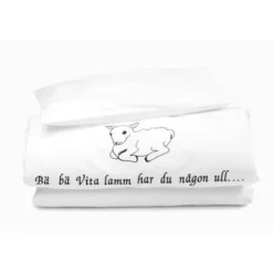 Eco-barnpåslakan Bä Bä percale
