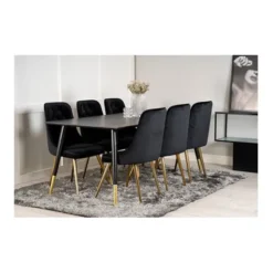 Velvet Deluxe matstol 2-pack