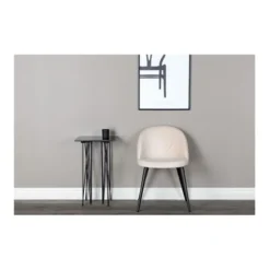 Velvet matstol 2-pack
