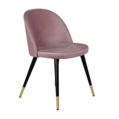 Velvet matstol 2-pack